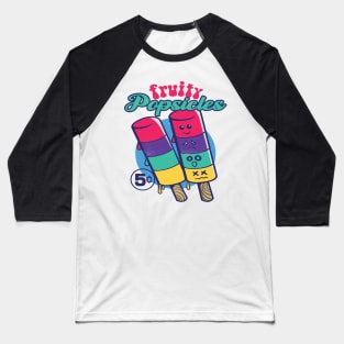 fruity popsicle ice cream Baseball T-Shirt